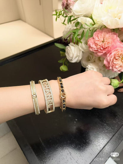 [Rose Tomorrow]Double C Open Bangle