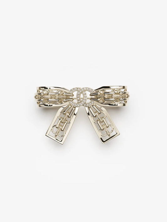 [Rose Tomorrow]25K Hollow Bow Brooch