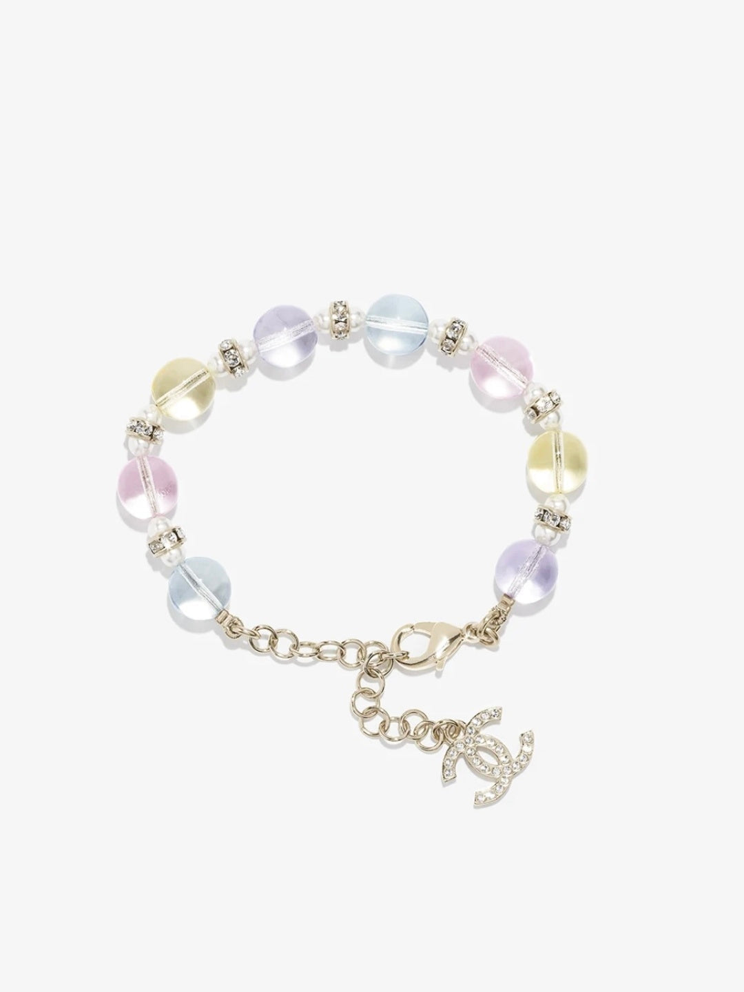[Rose Tomorrow]Colorful Transparent Resin Bracelet