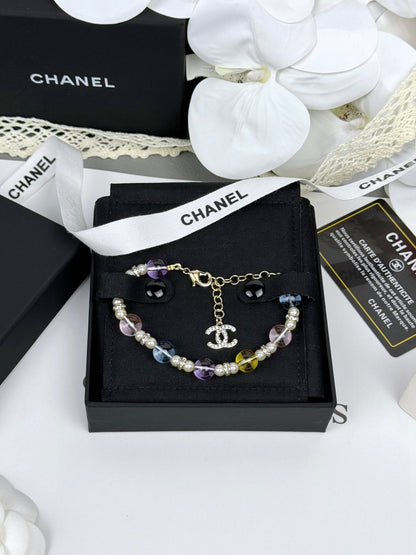 [Rose Tomorrow]Colorful Transparent Resin Bracelet