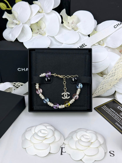 [Rose Tomorrow]Colorful Transparent Resin Bracelet