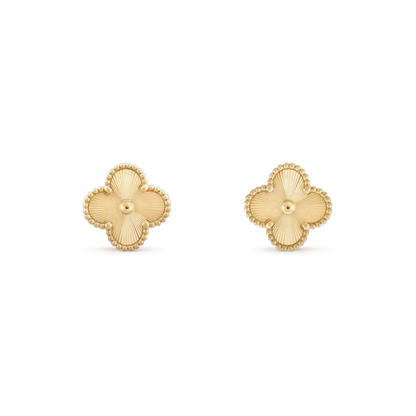 [Rose Tomorrow]CLOVER MINI 9.5MM LASER EARRINGS