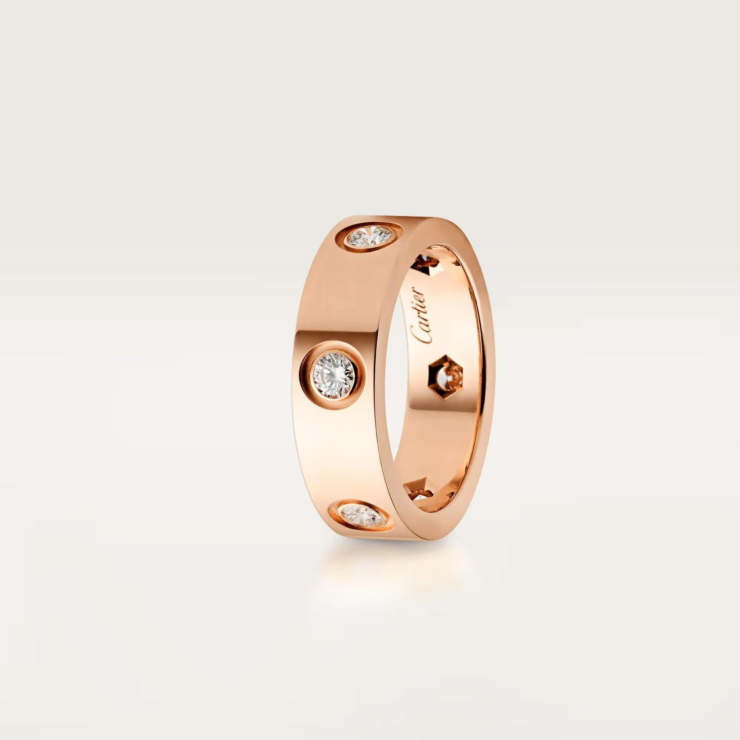 [Rose Tomorrow]LOVE 5.5MM 6 DIAMOND RING