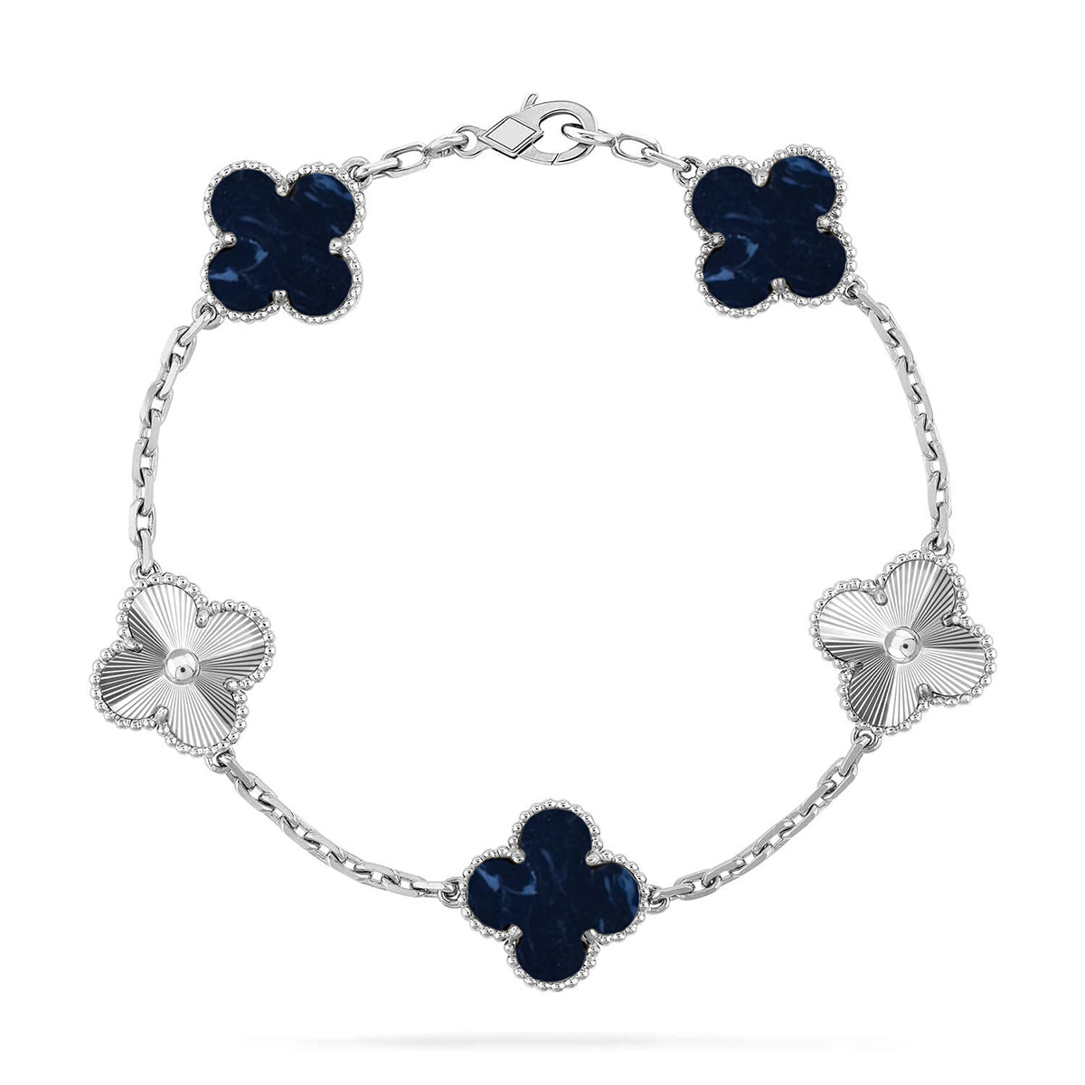 [Rose Tomorrow]CLOVER 5 MOTIF PIETERSITE BRACELET COLLECTION