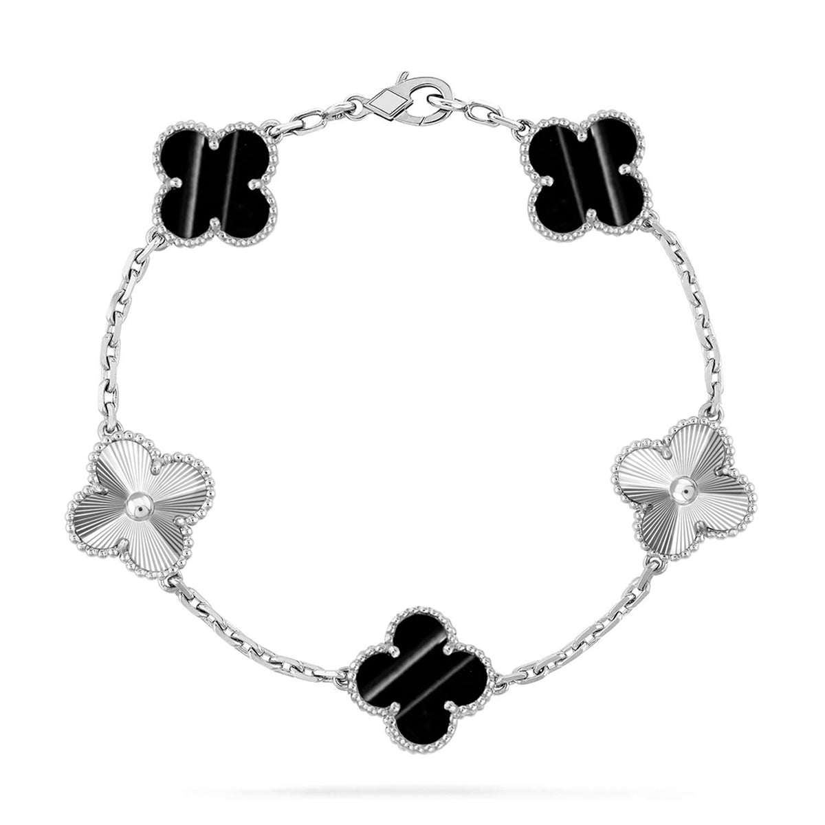[Rose Tomorrow] CLOVER 5 MOTIF PULSAR STONE BRACELET COLLECTION