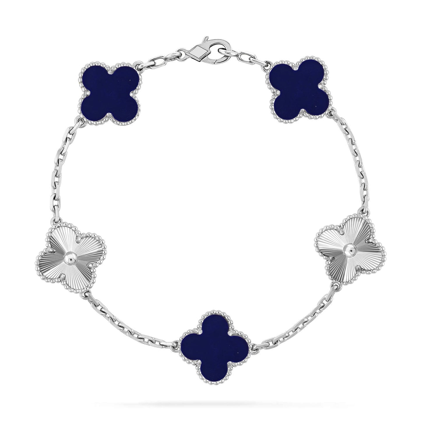 [Rose Tomorrow]CLOVER 5 MOTIF LAPIS LAZULI BRACELET COLLECTION