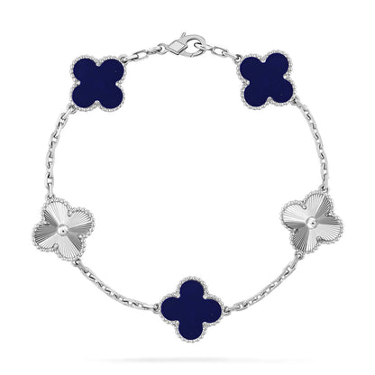 [Rose Tomorrow]CLOVER 5 MOTIF LAPIS LAZULI BRACELET COLLECTION