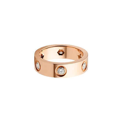 [Rose Tomorrow]LOVE 5.5MM 6 DIAMOND RING