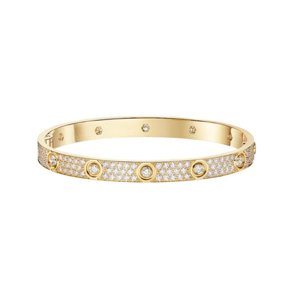 [Rose Tomorrow]LOVE BRACELET 6.1MM DIAMOND-PAVED 10 BIG DIAMONDS