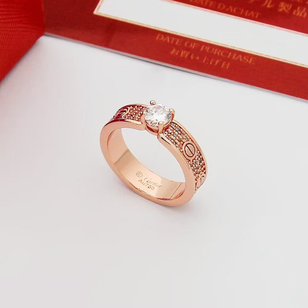 [Rose Tomorrow]Starry Sky Diamond Ring