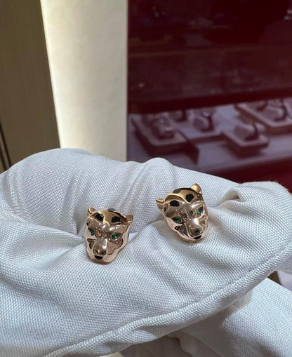 [Rose Tomorrow]CHRRTAH-PRINT STUD EARRINGS, THREE COLORS