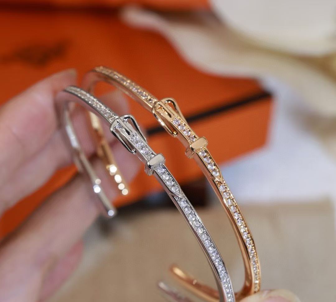 [Rose Tomorrow]DIAMOND-ENCRUSTED BRACELET THREE COLORS