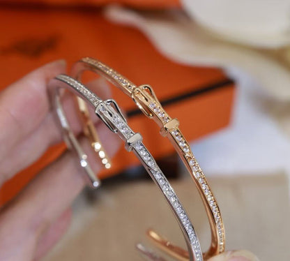 [Rose Tomorrow]DIAMOND-ENCRUSTED BRACELET THREE COLORS