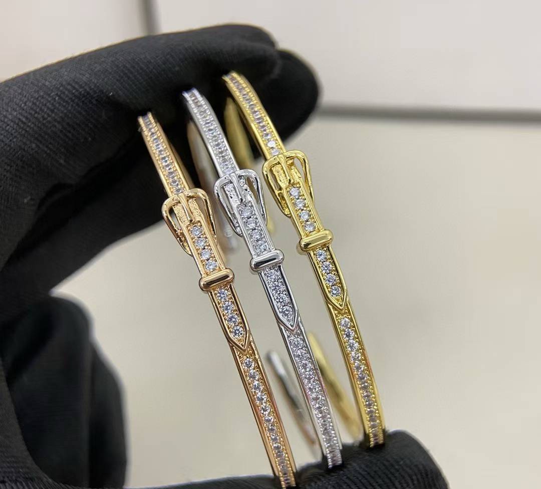 [Rose Tomorrow]DIAMOND-ENCRUSTED BRACELET THREE COLORS