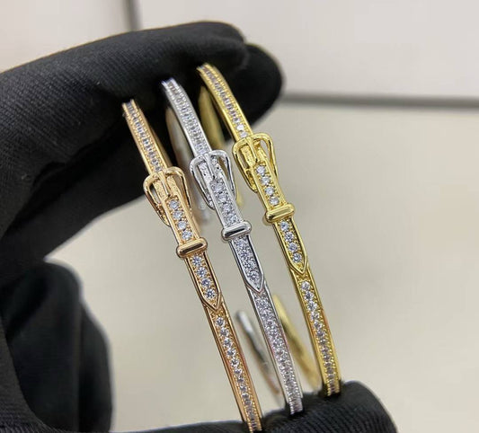 [Rose Tomorrow]DIAMOND-ENCRUSTED BRACELET THREE COLORS
