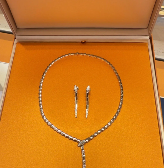 [Rose Tomorrow]NEW！SERPENT DIAMOND NECKLACE