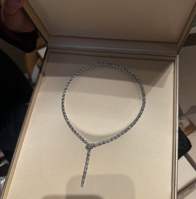 [Rose Tomorrow]NEW！SERPENT DIAMOND NECKLACE