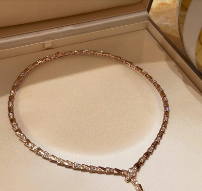 [Rose Tomorrow]NEW！SERPENT DIAMOND NECKLACE