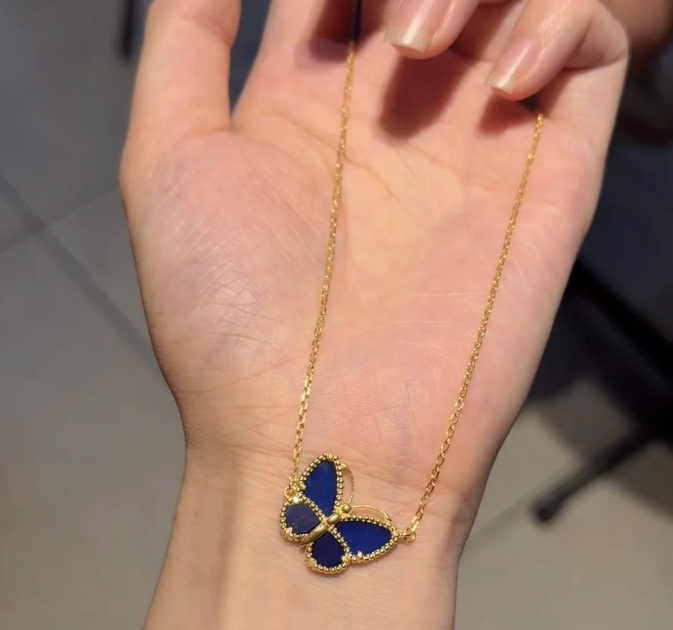 [Rose Tomorrow]2026 NEW BUTTERFLY BLUE   NECKLACE