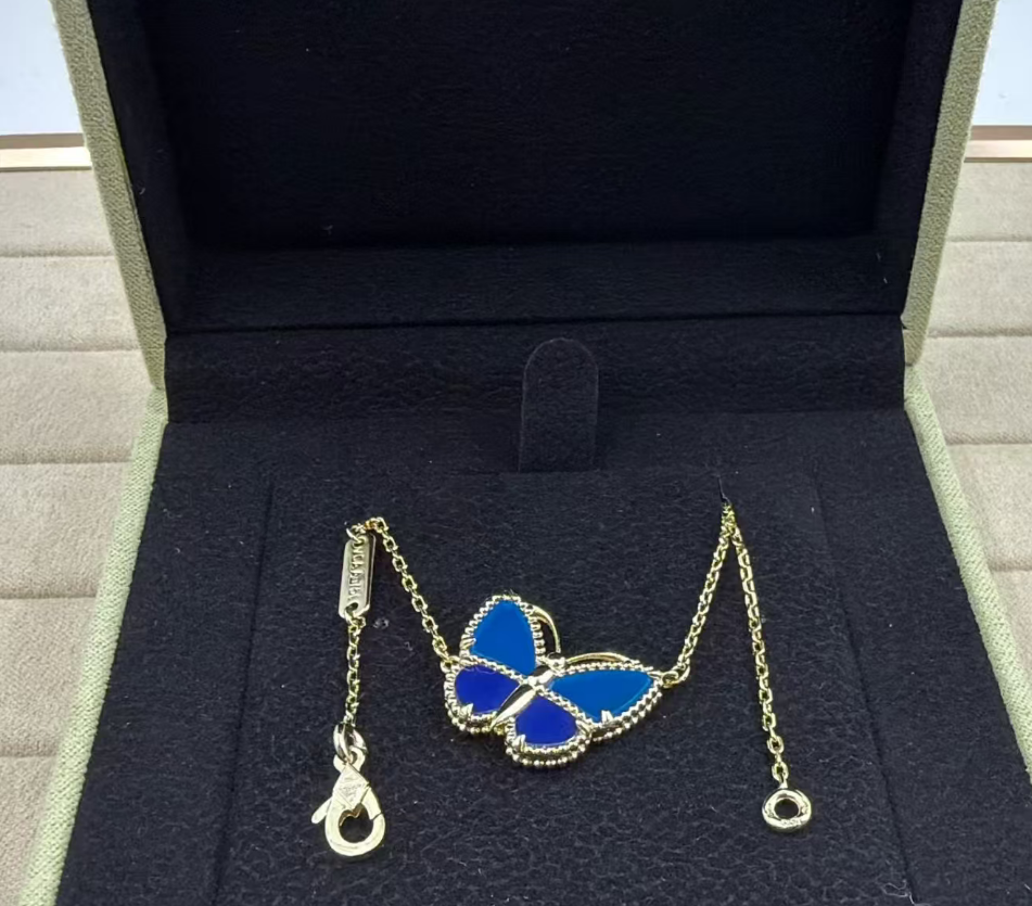 [Rose Tomorrow]2026 NEW BUTTERFLY BLUE   NECKLACE