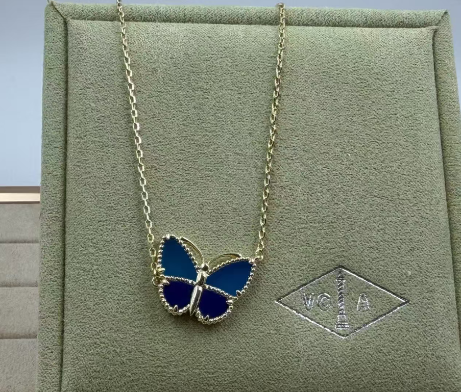 [Rose Tomorrow]2026 NEW BUTTERFLY BLUE   NECKLACE