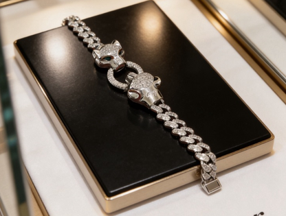 [Rose Tomorrow] DOUBLE PANTHER BRACELET