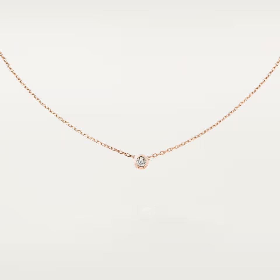 [Rose Tomorrow]DAMOUR DIAMOND NECKLACE
