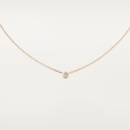 [Rose Tomorrow]DAMOUR DIAMOND NECKLACE