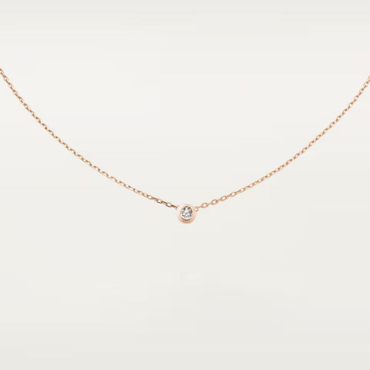 [Rose Tomorrow]DAMOUR DIAMOND NECKLACE