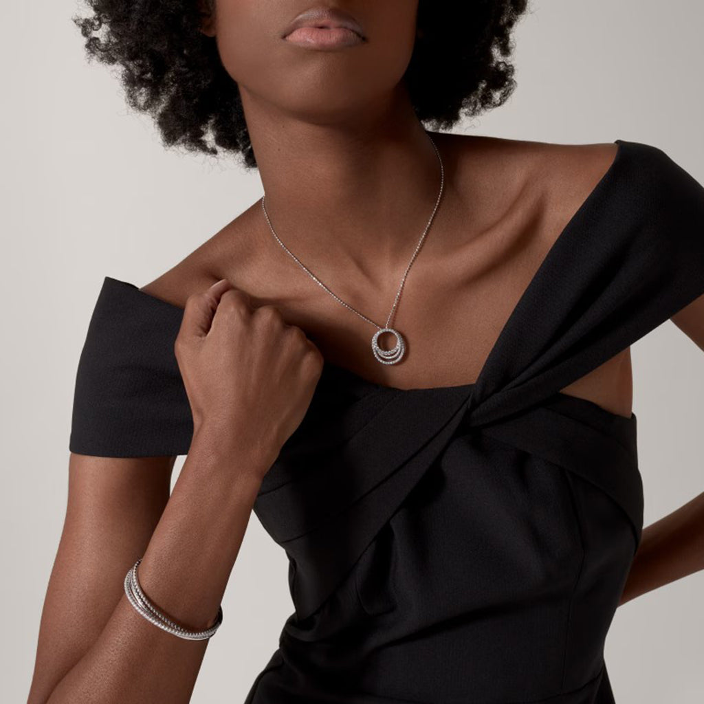 [Rose Tomorrow]ETINCELLE  FULL DIAMOND NECKLACE