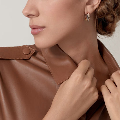 [Rose Tomorrow]TRINITY ON DIAMOND CLASSIC EARRINGS