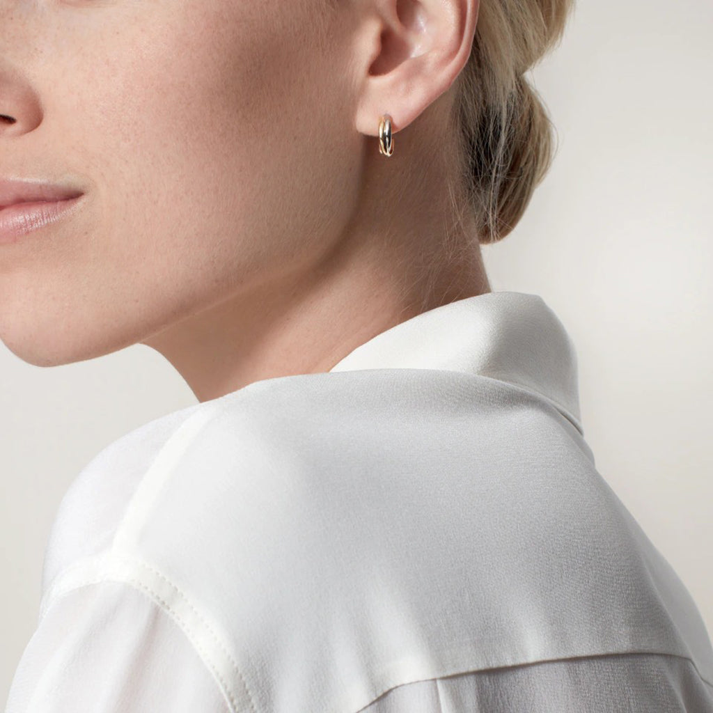 [Rose Tomorrow]TRINITY ON DIAMOND MINI EARRINGS