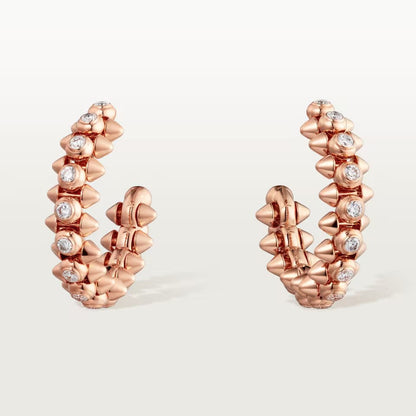 [Rose Tomorrow]CLASH FULL DIAMOND MEDIUM EARRINGS