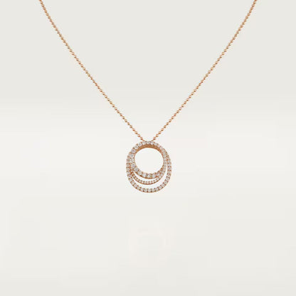[Rose Tomorrow]ETINCELLE  FULL DIAMOND NECKLACE
