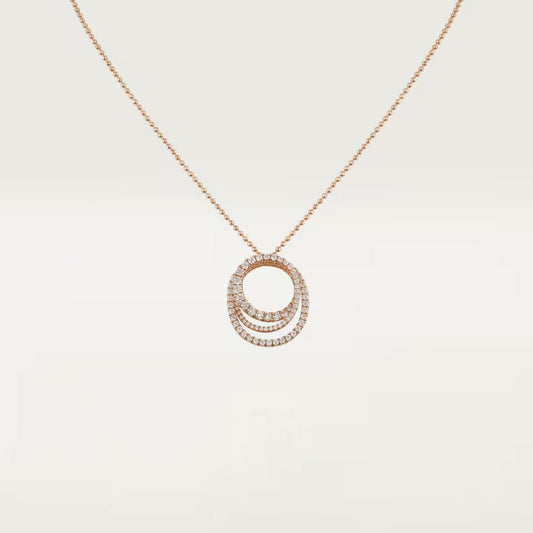 [Rose Tomorrow]ETINCELLE  FULL DIAMOND NECKLACE