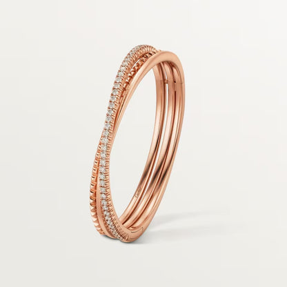 [Rose Tomorrow]ETINCELLE HALF-PAVED DIAMOND BRACELET