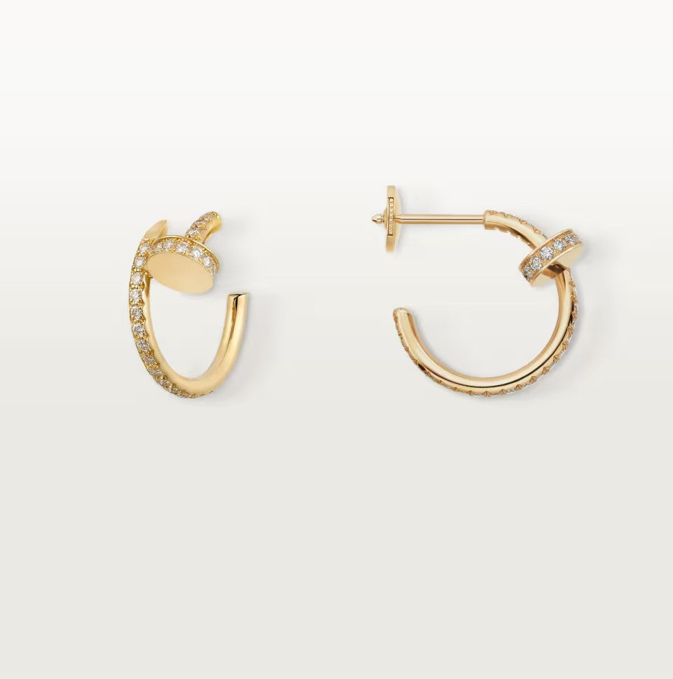 [Rose Tomorrow]JUSTE FULL DIAMOND SMALL EARRINGS