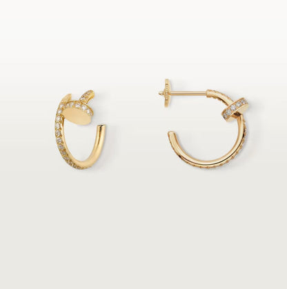 [Rose Tomorrow]JUSTE FULL DIAMOND SMALL EARRINGS
