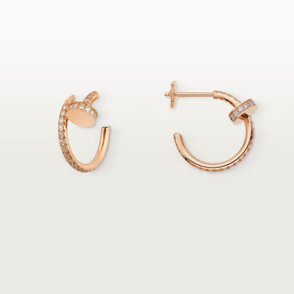 [Rose Tomorrow]JUSTE FULL DIAMOND SMALL EARRINGS