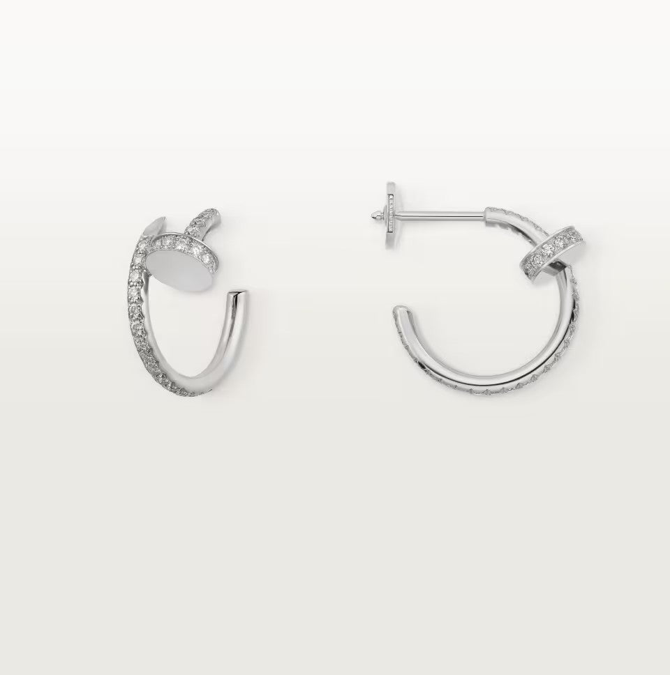 [Rose Tomorrow]JUSTE FULL DIAMOND SMALL EARRINGS