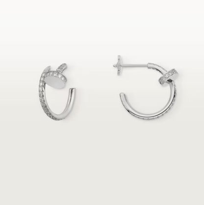 [Rose Tomorrow]JUSTE FULL DIAMOND SMALL EARRINGS