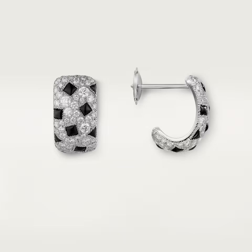 [Rose Tomorrow]PANTHERE MINI FULL DIAMOND EARRINGS