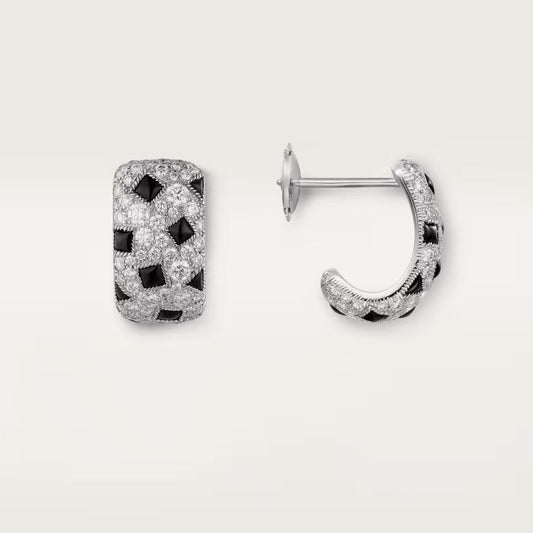 [Rose Tomorrow]PANTHERE MINI FULL DIAMOND EARRINGS