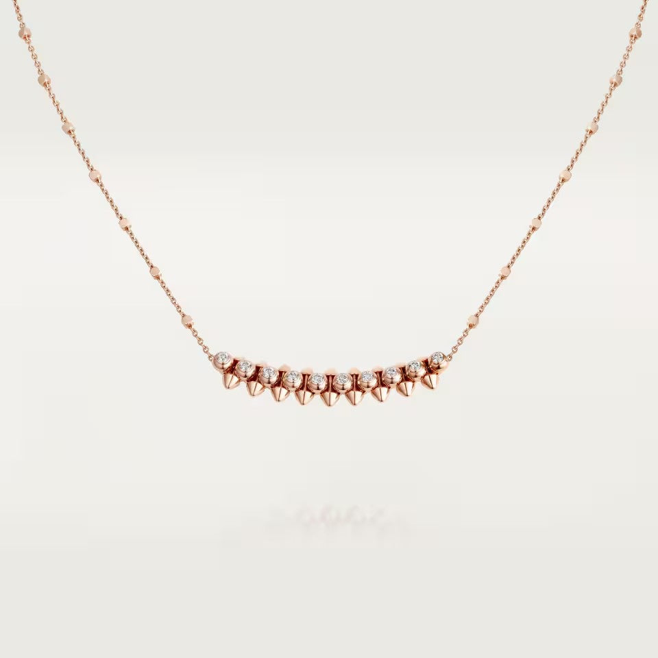 [Rose Tomorrow]CLASH  MEDIUM DIAMOND NECKLACE