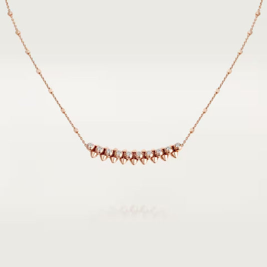 [Rose Tomorrow]CLASH  MEDIUM DIAMOND NECKLACE