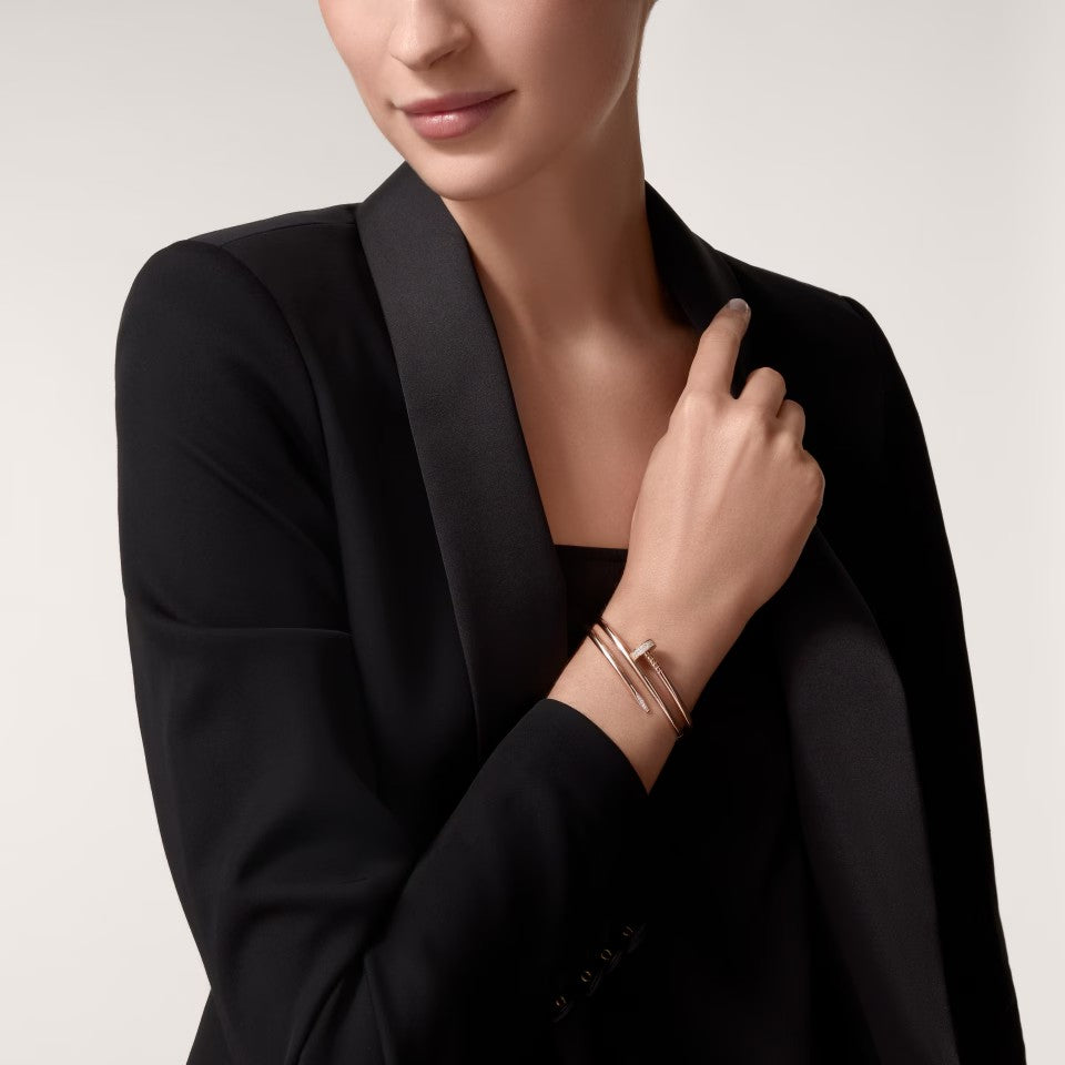 [Rose Tomorrow]JUSTE BRACELET 3.5MM DOUBLE ROW DIAMOND