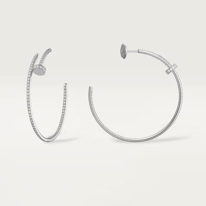 [Rose Tomorrow]JUSTE FULL DIAMOND LARGE EARRINGS