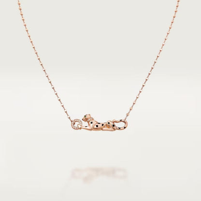 [Rose Tomorrow]PANTHERE FULL DIAMOND NECKLACE