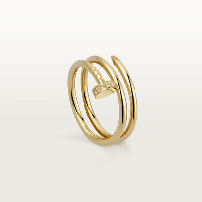 [Rose Tomorrow]JUSTE RING 4.8MM HALF DIAMOND