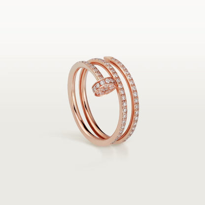[Rose Tomorrow]JUSTE RING 4.8MM FULL DIAMOND